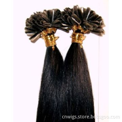 Italian Keratin Prebonded Remy/U-tip Human Hair Extension, 12-32 Inches/0.5/0.7/1g/50 70/100g/100s